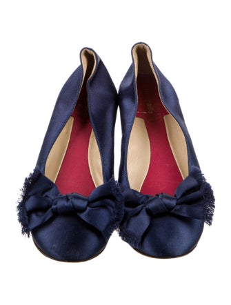 Kate Spade New York Satin Bow Accents Ballet Flats