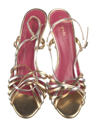 Kate Spade New York Leather T-Strap Sandals