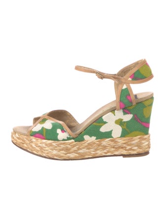 Kate Spade New York Canvas Floral Print Espadrilles