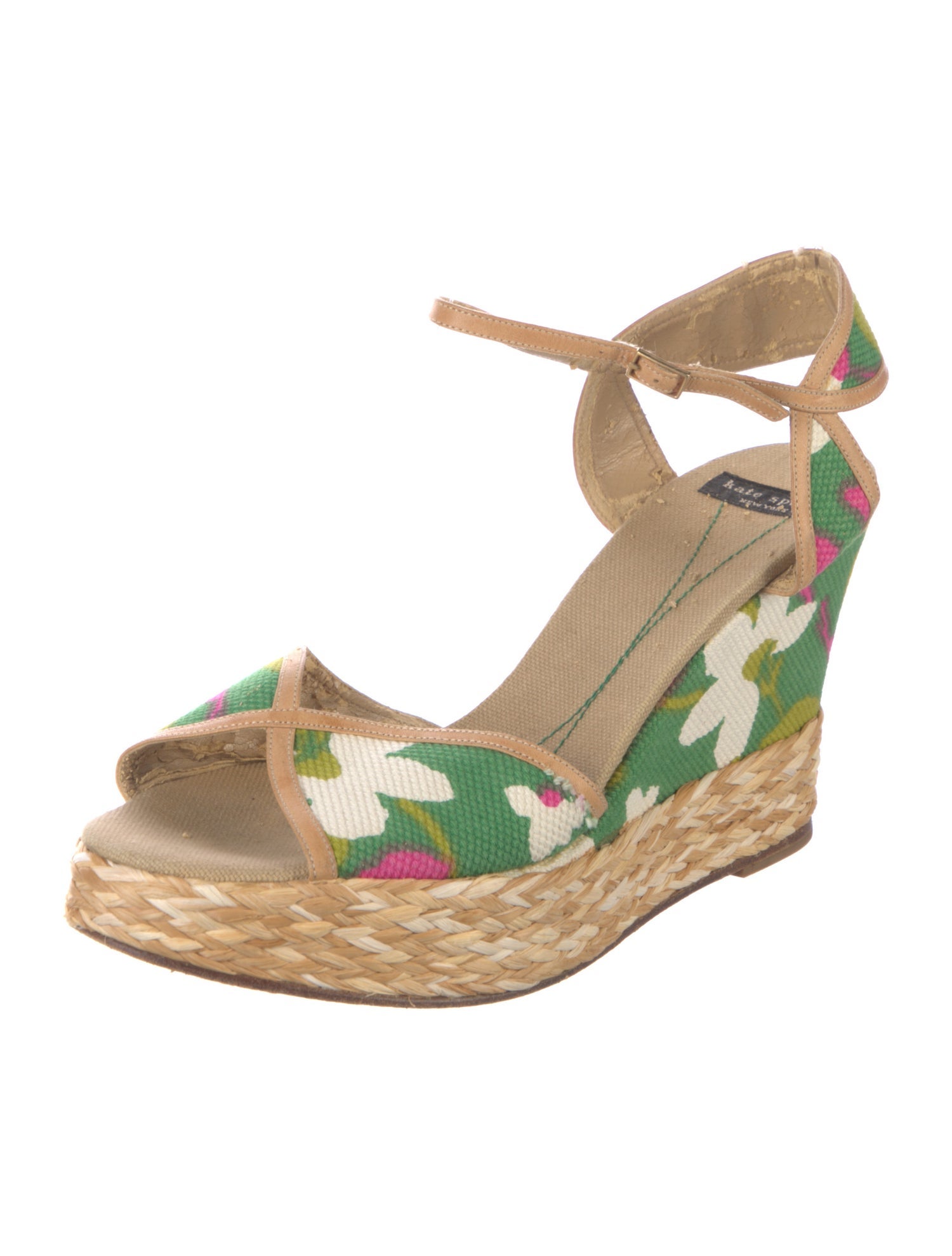 Kate Spade New York Canvas Floral Print Espadrilles