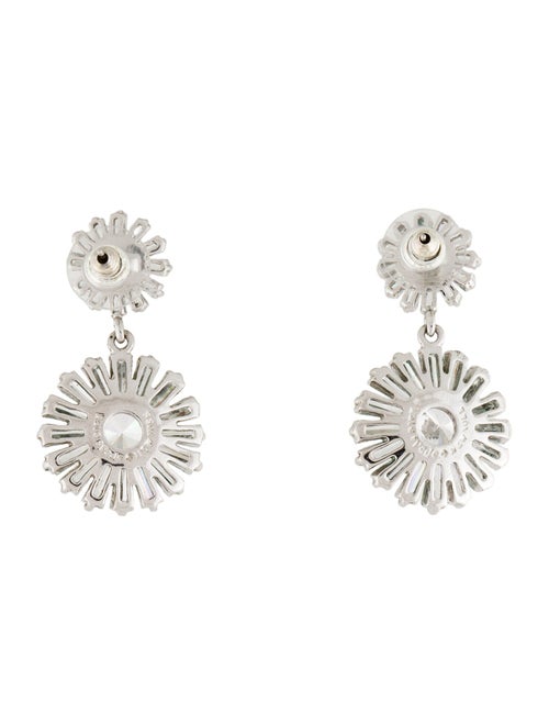 Kate Spade New York Crystal Flower Drop Earrings