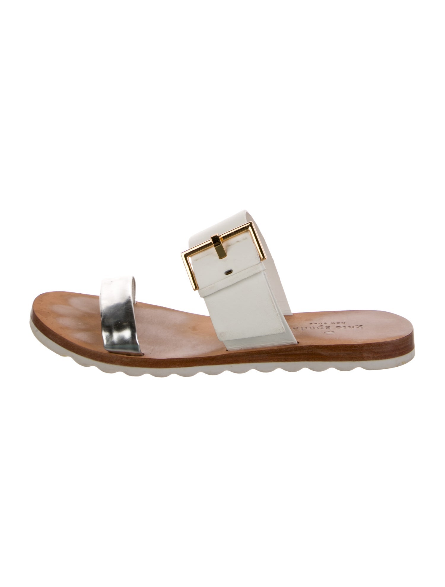 Kate Spade New York Leather Slides