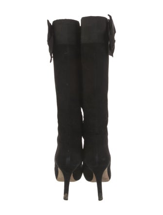 Kate Spade New York Suede Bow Accents Boots