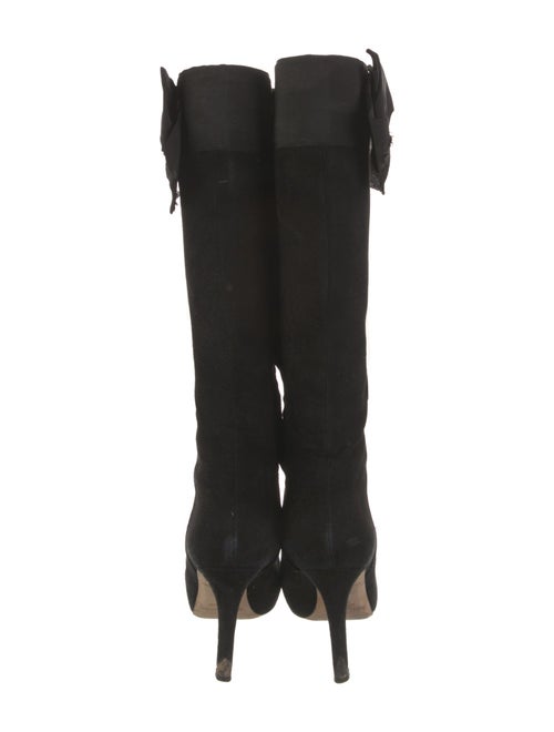 Kate Spade New York Suede Bow Accents Boots