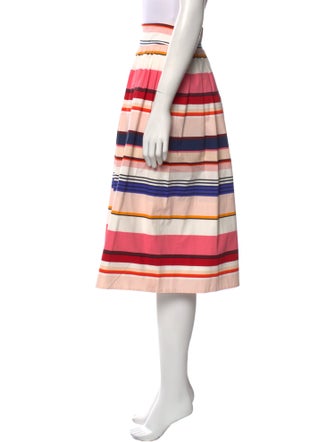 Kate Spade New York Striped Midi Length Skirt
