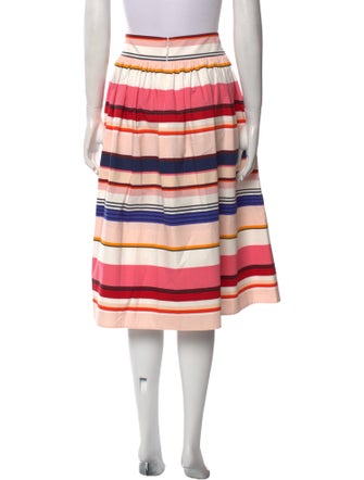 Kate Spade New York Striped Midi Length Skirt
