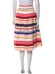 Kate Spade New York Striped Midi Length Skirt