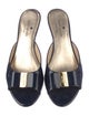 Kate Spade New York Patent Leather Bow Accents Slides