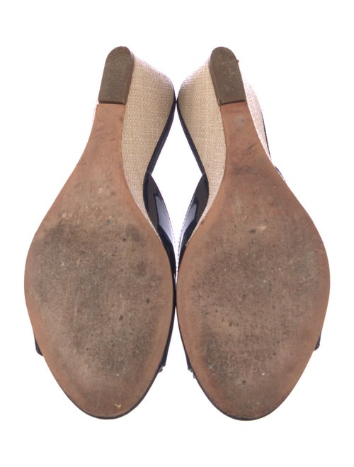 Kate Spade New York Patent Leather Bow Accents Slides