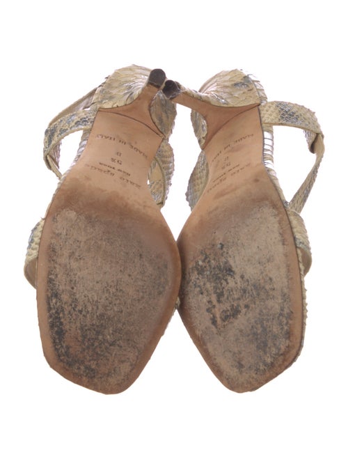 Kate Spade New York Snakeskin Animal Print T-Strap Sandals