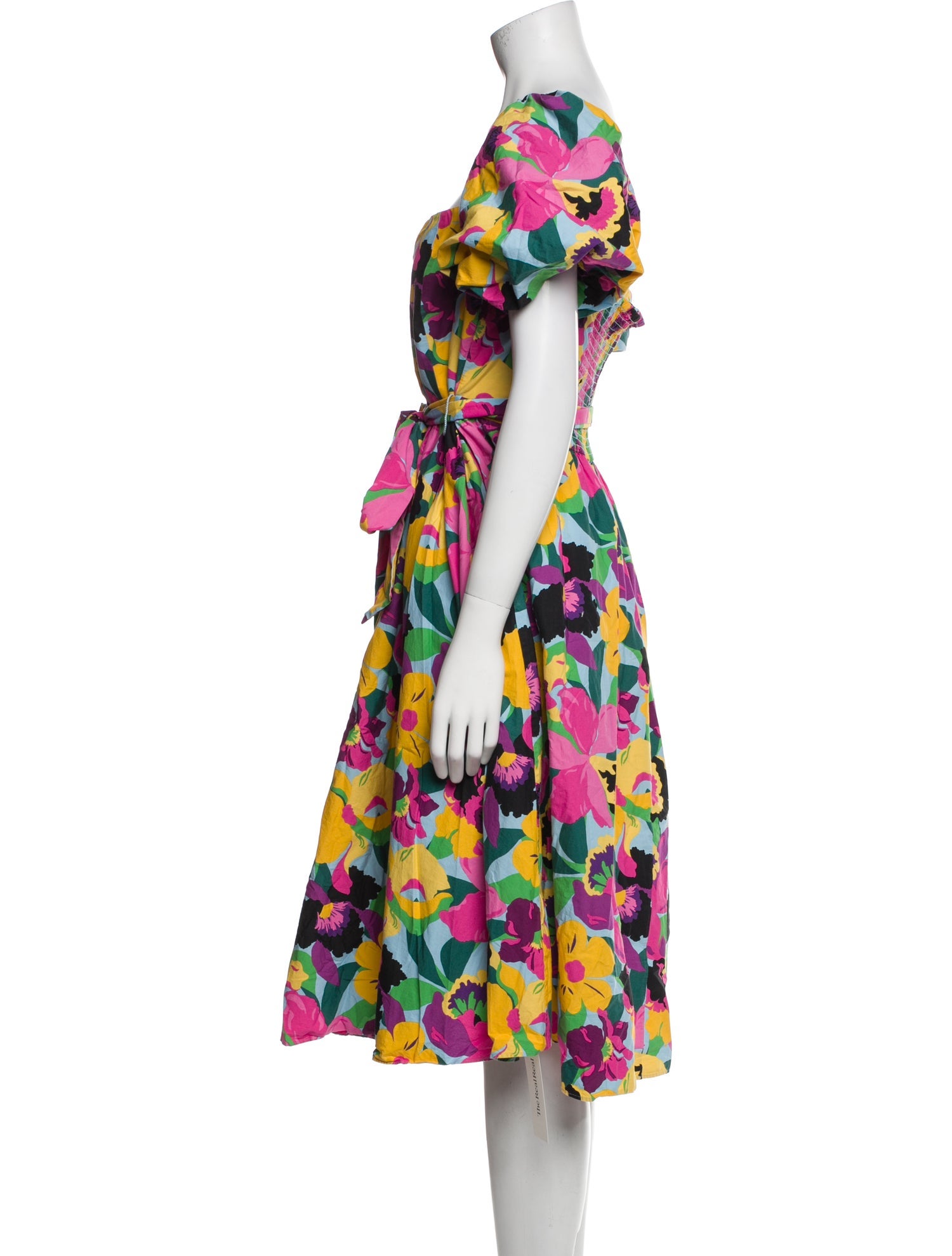 Kate Spade New York Floral Print Knee-Length Dress