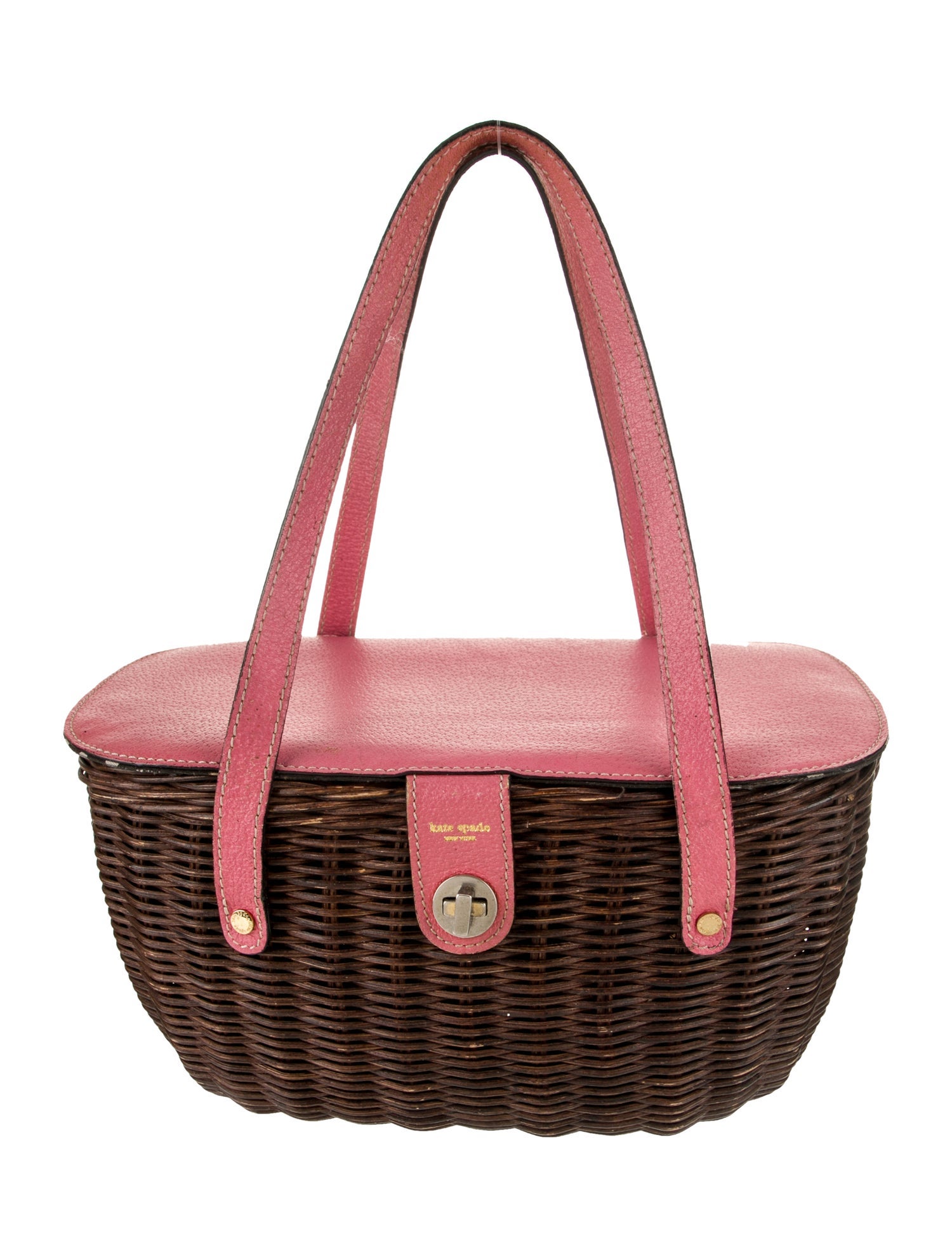 Kate Spade New York Straw Top Handle Bag