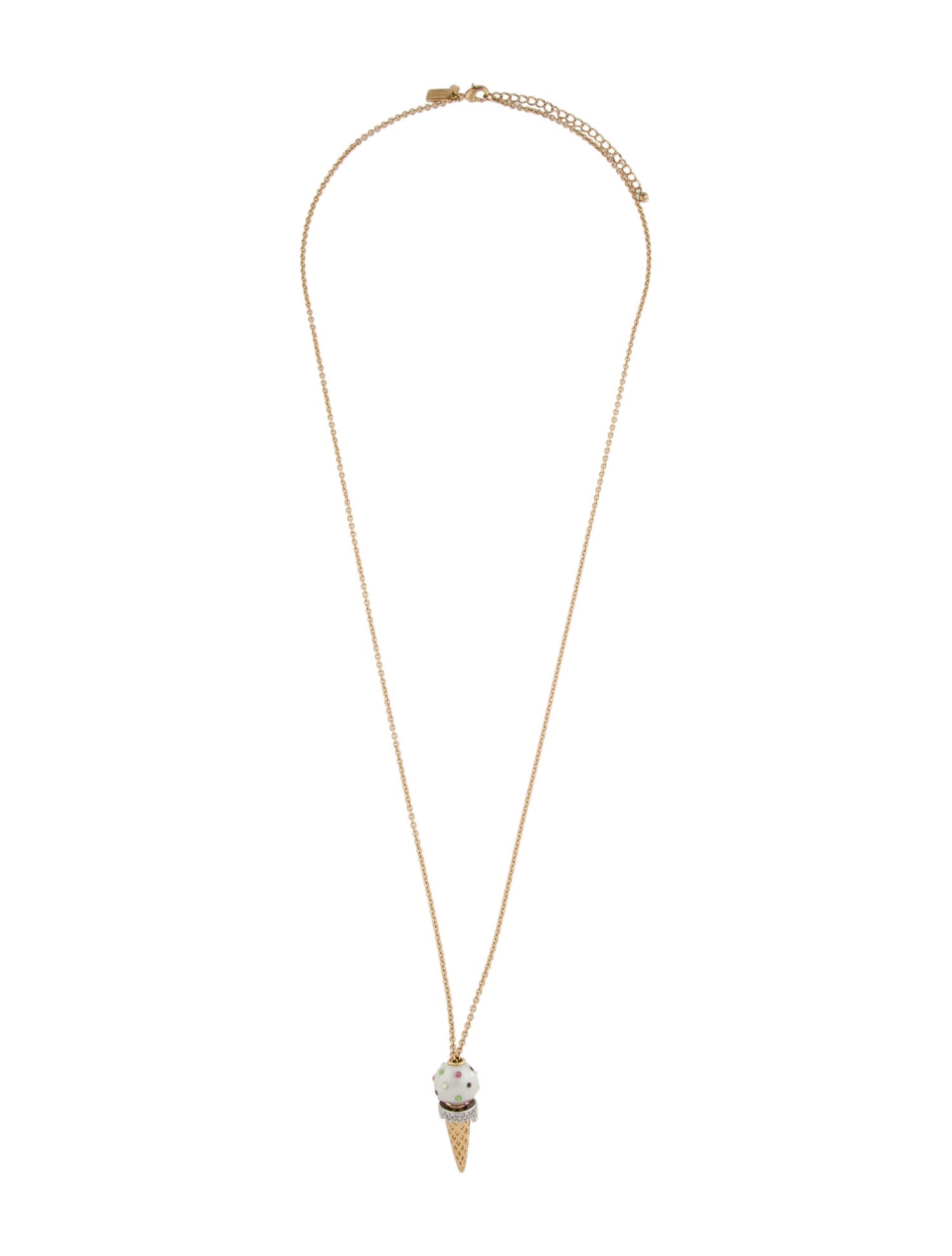 Kate Spade New York Faux Pearl & Crystal Carnival Nights Ice Cream Pendant Necklace
