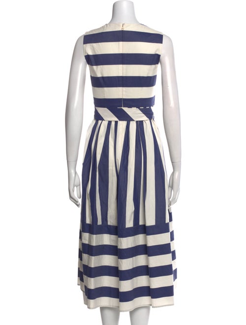 Kate Spade New York Striped Midi Length Dress