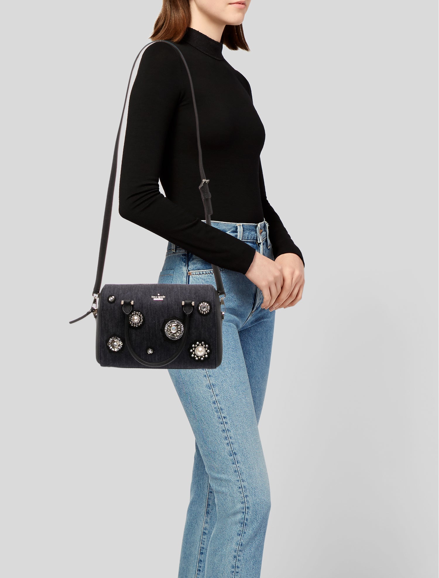 Kate Spade New York Denim Top Handle Bag