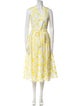 Kate Spade New York Floral Print Long Dress