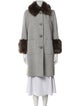 Kate Spade New York Wool Faux Fur Coat