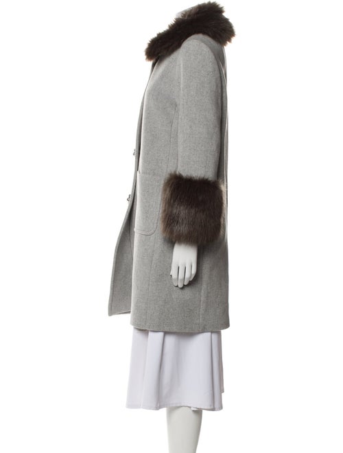 Kate Spade New York Wool Faux Fur Coat
