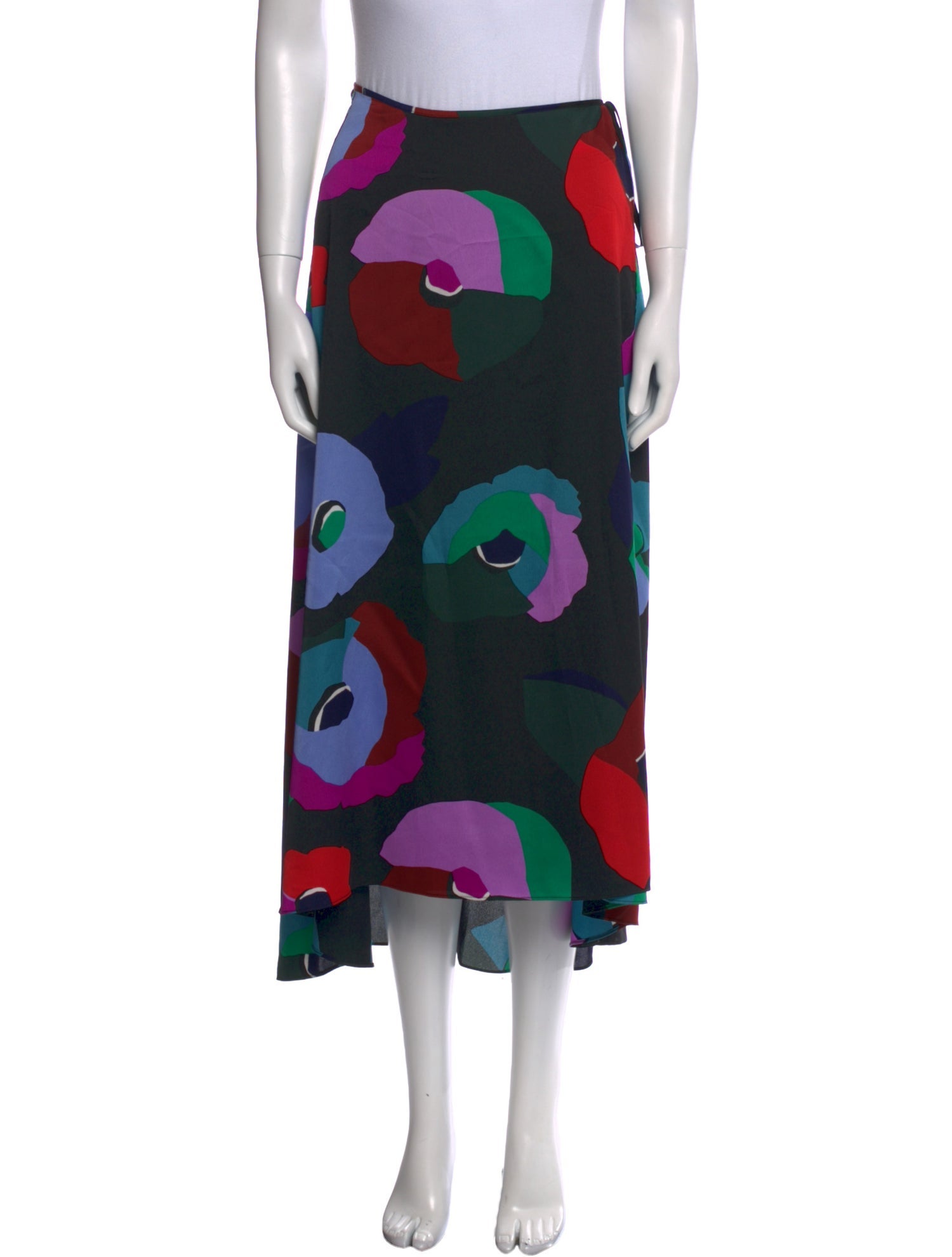 Kate Spade New York Floral Print Midi Length Skirt