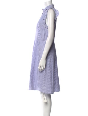 Kate Spade New York Striped Midi Length Dress