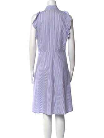 Kate Spade New York Striped Midi Length Dress