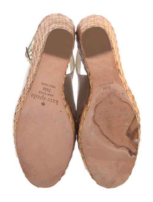 Kate Spade New York Leather Bow Accents Slingback Pumps