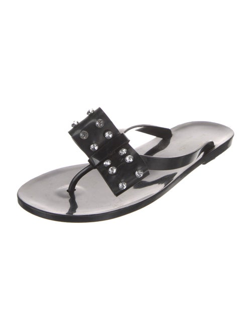 Kate Spade New York Rubber Crystal Embellishments Flip Flops
