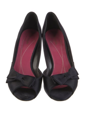 Kate Spade New York Satin Bow Accents D'Orsay Pumps