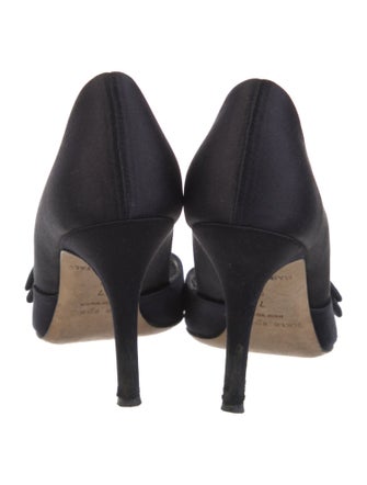 Kate Spade New York Satin Bow Accents D'Orsay Pumps