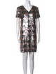 Kate Spade New York Printed Knee-Length Dress