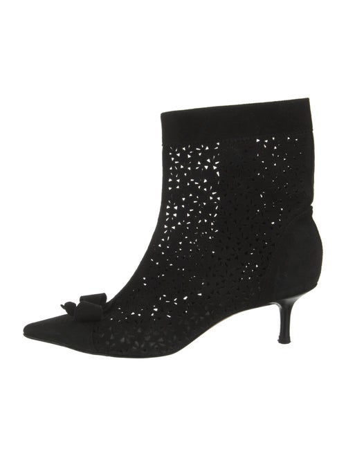 Kate Spade New York Suede Bow Accents Boots