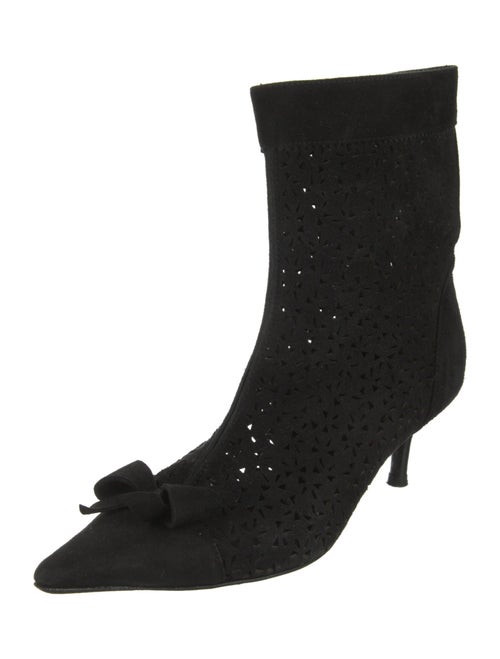 Kate Spade New York Suede Bow Accents Boots