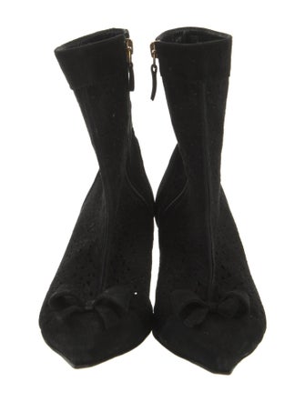 Kate Spade New York Suede Bow Accents Boots