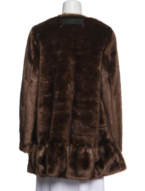Kate Spade New York Faux Fur Animal Print Faux Fur Coat