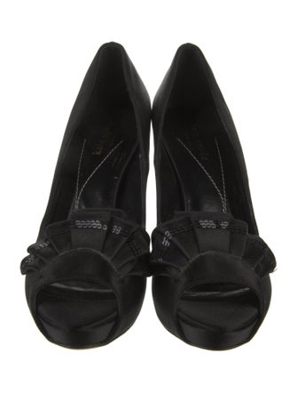 Kate Spade New York Satin Sequin Embellishments Pumps
