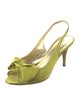 Kate Spade New York Satin Bow Accents Slingback Sandals