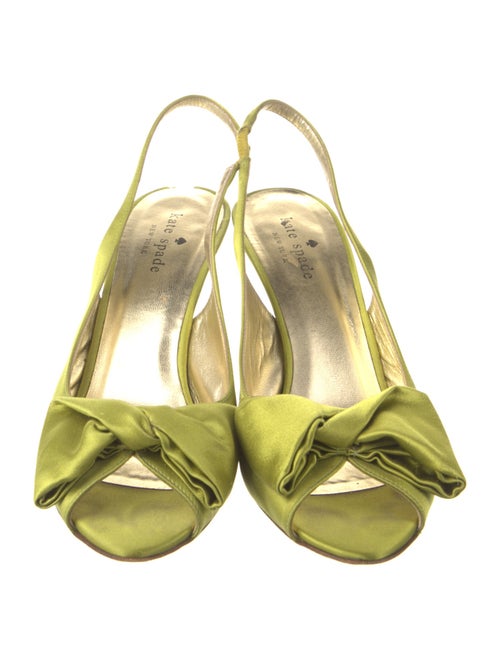 Kate Spade New York Satin Bow Accents Slingback Sandals