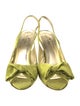 Kate Spade New York Satin Bow Accents Slingback Sandals