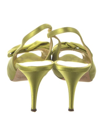 Kate Spade New York Satin Bow Accents Slingback Sandals
