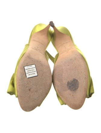 Kate Spade New York Satin Bow Accents Slingback Sandals