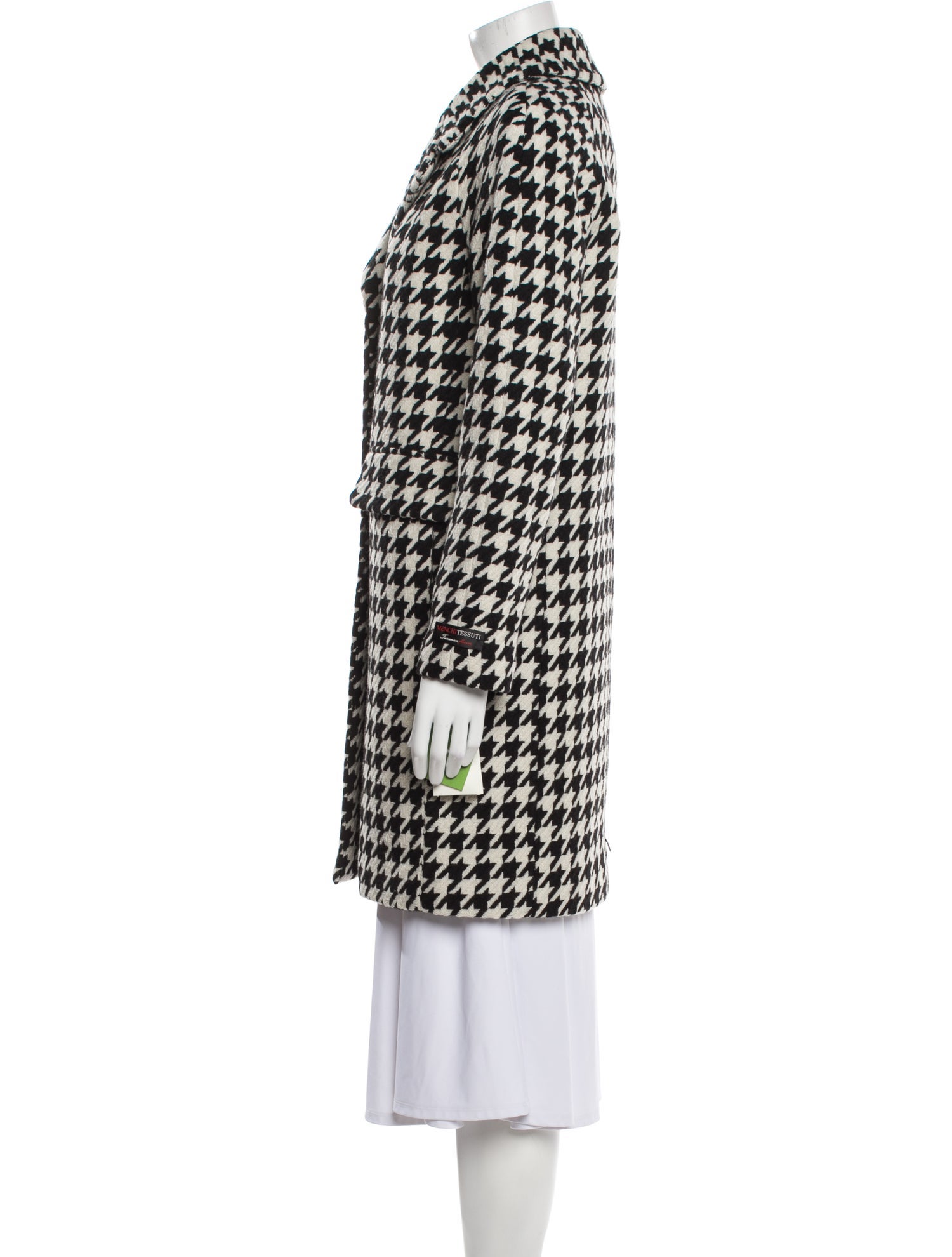 Kate Spade New York Wool Houndstooth Print Coat w/ Tags