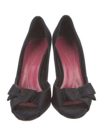 Kate Spade New York Satin Bow Accents D'Orsay Pumps