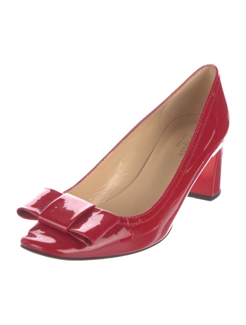 Kate Spade New York Patent Leather Bow Accents Pumps