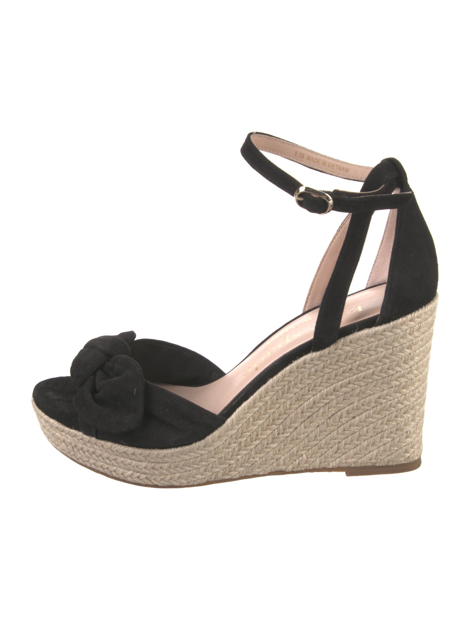 Kate Spade New York Suede Bow Accents Espadrilles