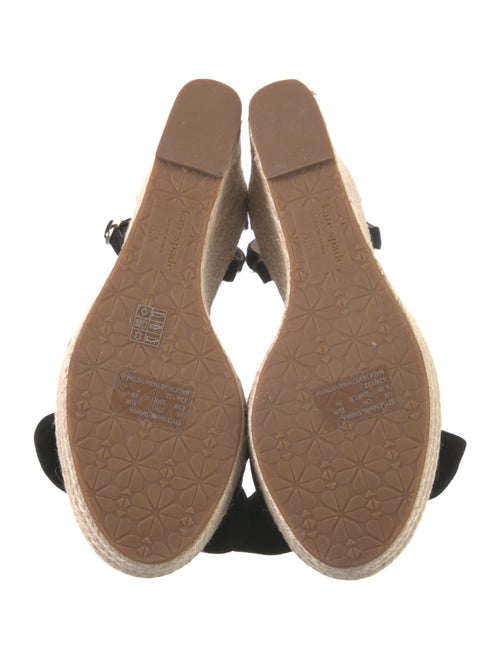 Kate Spade New York Suede Bow Accents Espadrilles