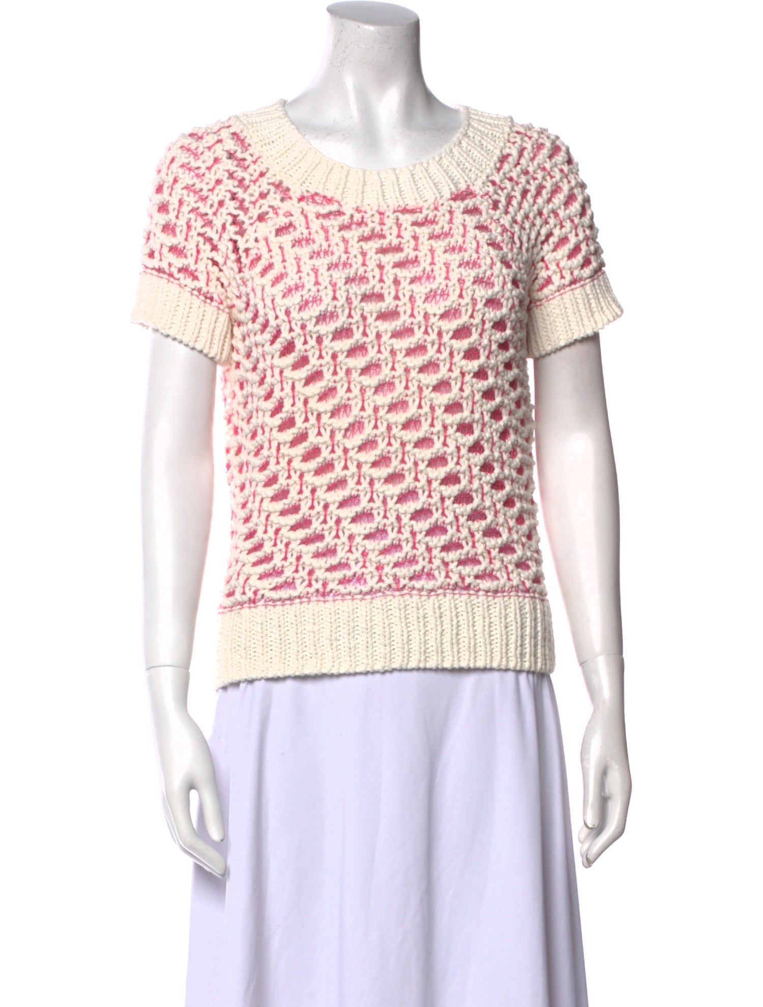 Kate Spade New York Printed Scoop Neck Sweater