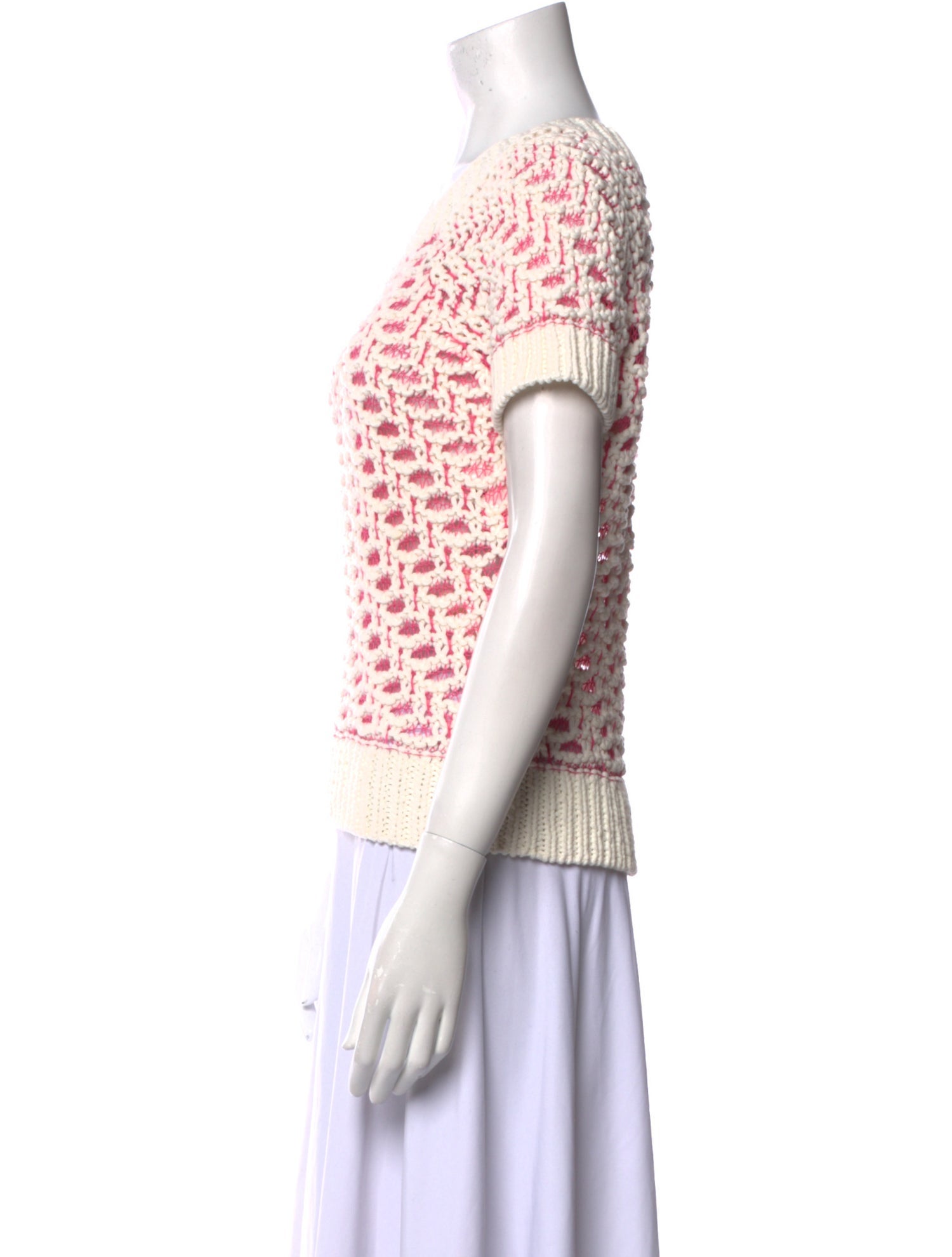 Kate Spade New York Printed Scoop Neck Sweater