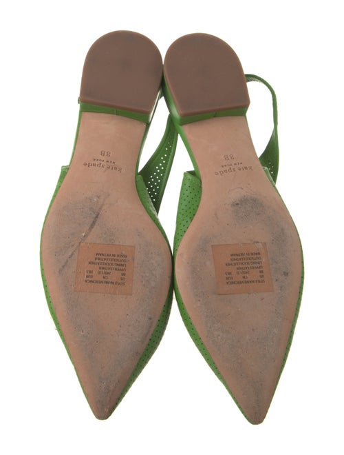 Kate Spade New York Leather Bow Accents Slingback Pumps