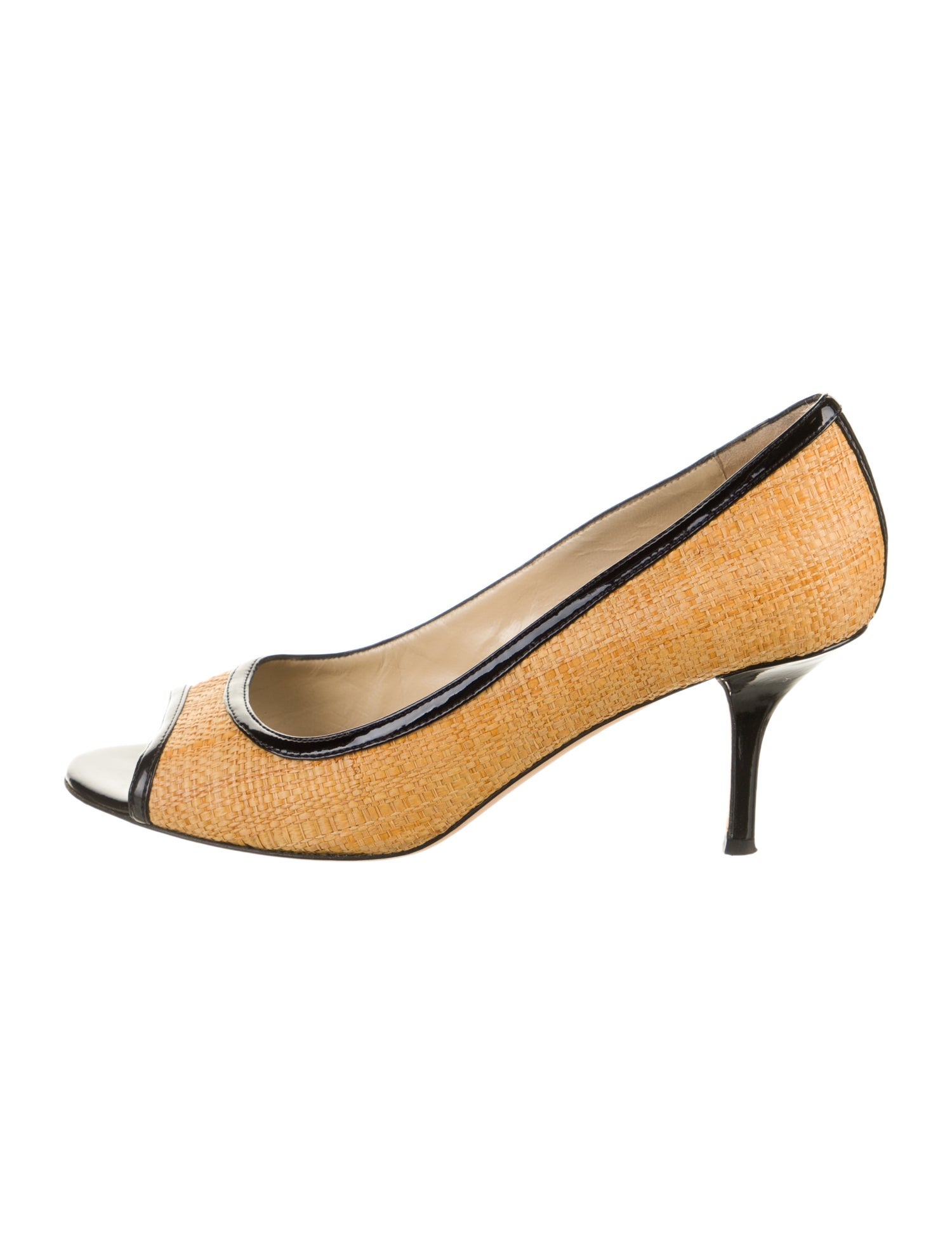 Kate Spade New York Raffia Colorblock Pattern Pumps