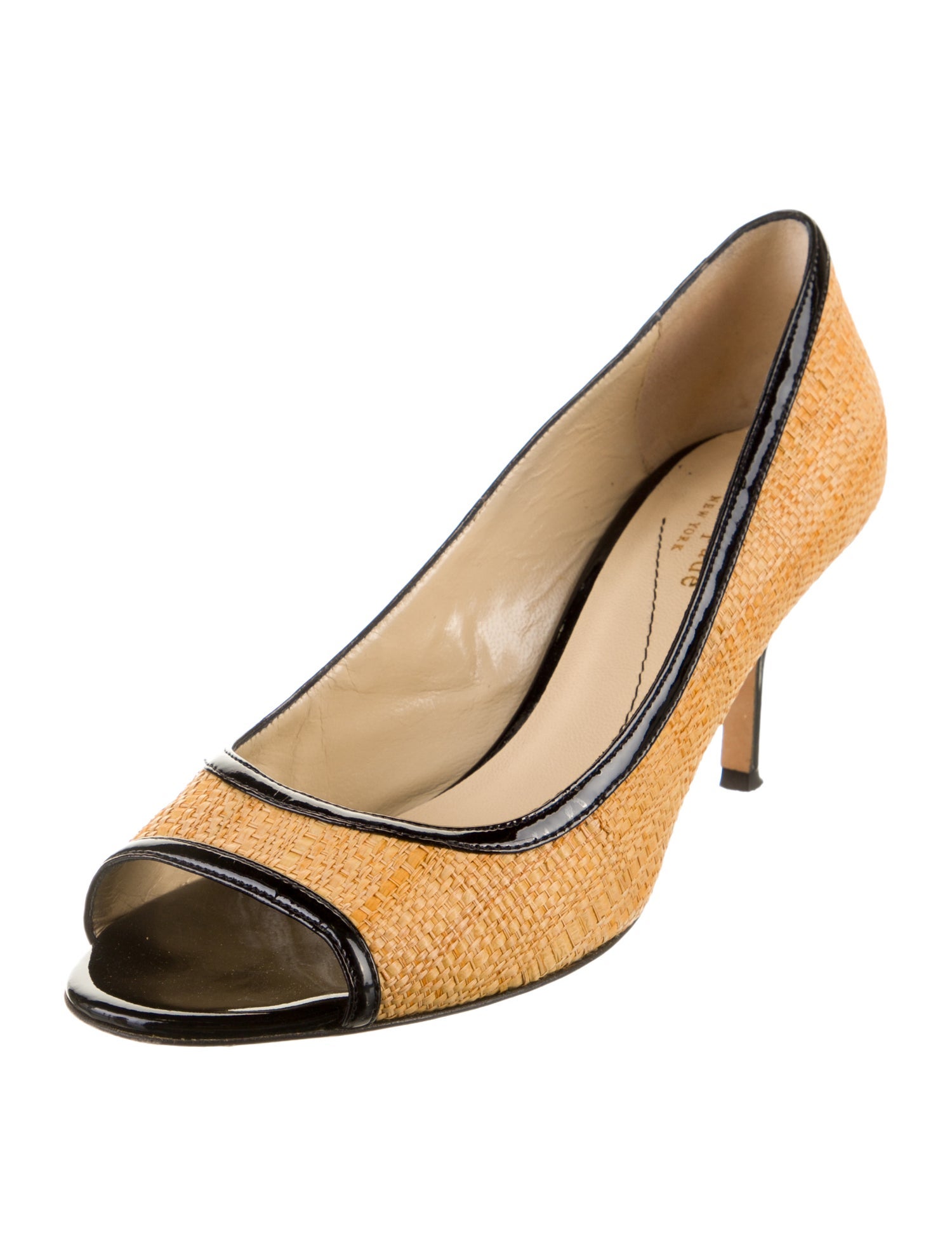 Kate Spade New York Raffia Colorblock Pattern Pumps